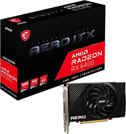 MSI RX 6400 Aero Itx 4G 64 Bit GDDR6 4 GB Ekran Kartı - TEŞHİR