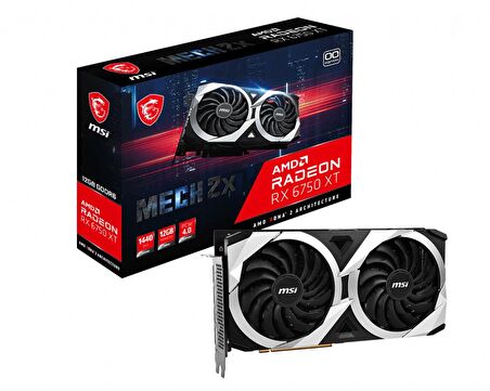 MSI MECH 2X RX 6750 192 Bit GDDR6 12 GB Ekran Kartı