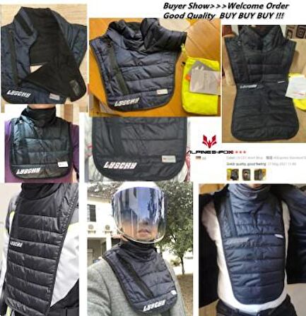 Forte Gt 1343 Polar Koruma Motosiklet Boyun Göğüs Rüzgar Koruma S-M Beden
