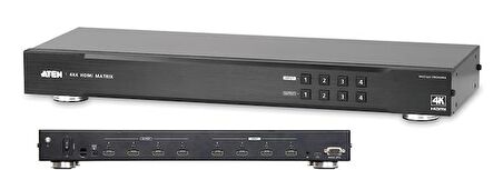 Aten VM0404HA 4 Port HDMI Girişi 4 Port HDMI Çıkışlı 4K UHD 4096x2160 Dişi-Dişi HDMI Matrix Switch