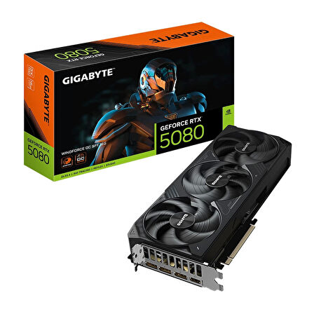 Gigabyte GeForce RTX 5080 Windforce OC SFF 16GB DLSS 4 256 Bit GDDR7 Ekran Kartı
