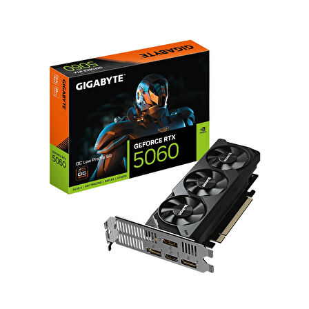 Gigabyte GeForce RTX5060 Low Profile OC GV-N5060OC-8GL GDDR7 8GB 128Bit Gaming (Oyuncu) Ekran Kartı