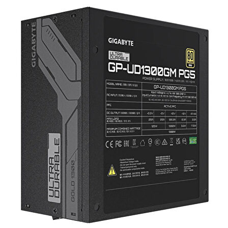 Gigabyte GP-UD1300GM PG5 1300W 80+ Gold 140mm Fan Power Supply