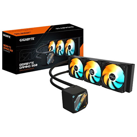 Gigabyte Gaming 360 ARGB 360mm Intel-AMD Uyumlu Siyah Sıvı Soğutucu