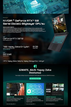 Gaming A16 Laptop Ryzen7 260 16.0 FHD+165Hz RTX5060 GDDR7 8G- DDR5 16GB*1 Gen4 1TB Dolby Atmos