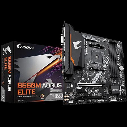 Gigabyte B550M AORUS AMD B550 AM4 DDR4 4733 MHz Masaüstü Anakart