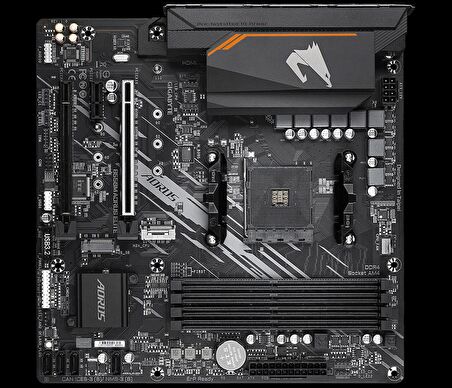 Gigabyte B550M AORUS AMD B550 AM4 DDR4 4733 MHz Masaüstü Anakart