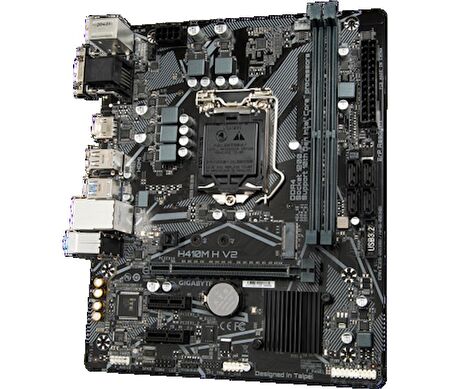 Gigabyte H410M H Intel H410 LGA 1200 DDR4 2933 MHz Masaüstü Anakart