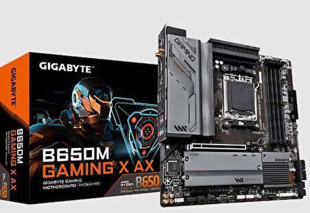 Gigabyte B650M AMD B650 AM5 DDR5 6400 MHz Gaming Anakart