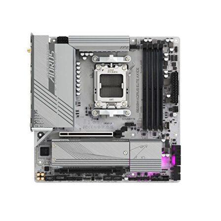 Gigabyte B650M Aorus Elite AX ICE AMD AM5 DDR5 Micro ATX Anakart