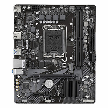 Gigabyte H610M K V2 DDR5 (5600MHz)OC M.2 HDMI/DP PCIe 4.0 1700P mATX Anakart