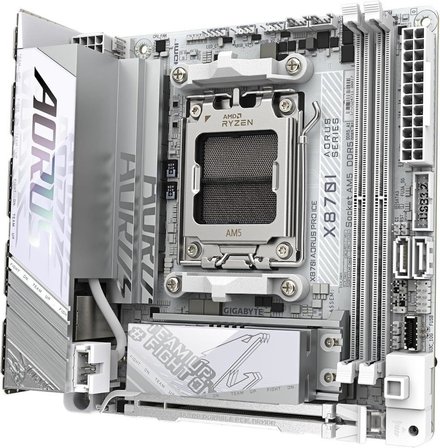 Gigabyte X870I Aorus Pro Ice Wi-Fi AMD AM5 DDR5 Mini ITX Anakart - Outlet