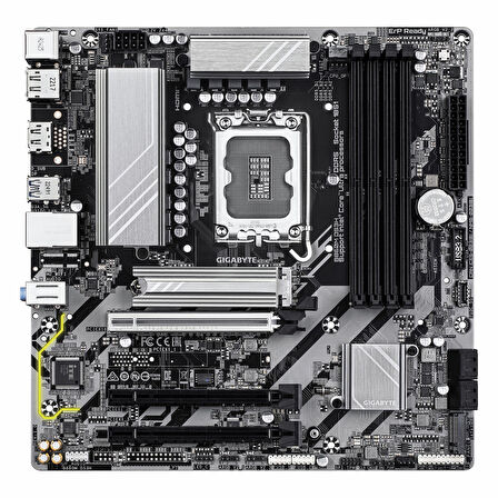 Gigabyte B860M DS3H DDR5 (9066MHz)OC M.2 HDMI/DP PCIe 5.0 1851P mATX Anakart