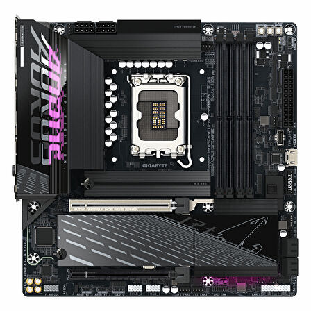 Gigabyte B860M Aorus Elite WiFi6E DDR5 (9200MHz)OC M.2 HDMI/DP/USB-C PCIe 5.0 1851P mATX Anakart