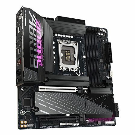 Gigabyte B860M Aorus Elite WiFi6E DDR5 (9200MHz)OC M.2 HDMI/DP/USB-C PCIe 5.0 1851P mATX Anakart