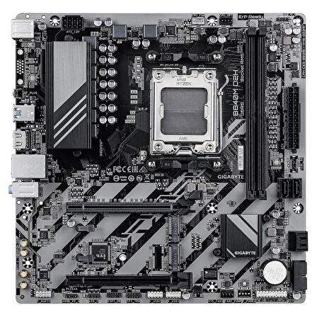 Gigabyte B840M D2H Soket AM5 DDR5 7600MHz (OC) mATX Gaming (Oyuncu) Anakart