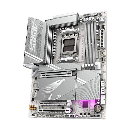 Gigabyte X870E AORUS ELITE WIFI7 ICE 8200MHz (OC) DDR5 M.2 AM5 ATX Anakart