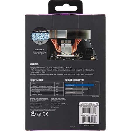 CoolerMaster MasterGel Maker Nano Partiküllü Termal Macun R2 (MGZ-NDSG-N15M-R2)