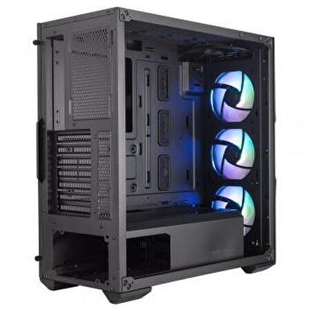 Cooler Master PSU'SUZ M.BOX TD500 SİYAH ARGB KASA KRİSTAL MES MCB-D500D-KGNN-STU