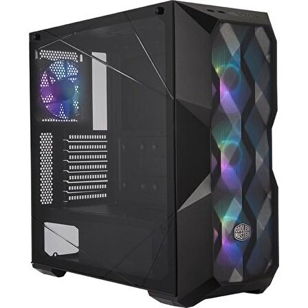 Coolermaster Masterbox TD500 Tg Siyah 650W 80+ Bronze 4X12CM Argb Fanlı Mesh Ön Panel Pencereli Midtower Kasa