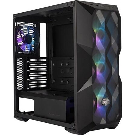 Coolermaster Masterbox TD500 Tg Siyah 650W 80+ Bronze 4X12CM Argb Fanlı Mesh Ön Panel Pencereli Midtower Kasa