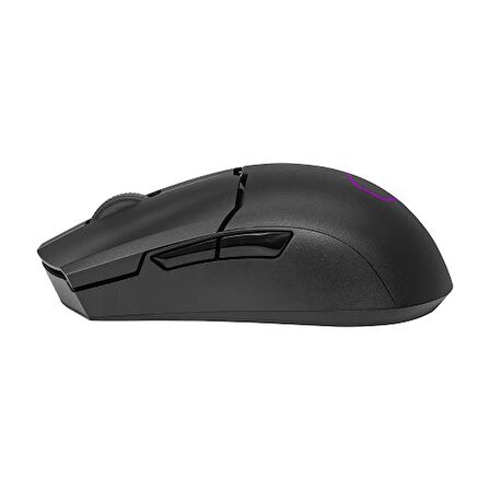 COOLER MASTER MM712 58GR KABLOSUZ 2.4G/BT ULTRA HAFİF SİYAH RGB OYUNCU MOUSE