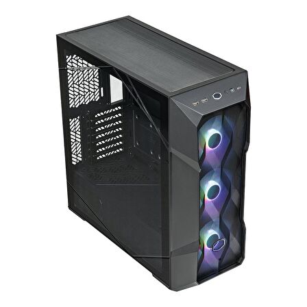 Cooler Master TD500 V2 Mesh ARGB Mid Tower Siyah Kasa PSU Yok