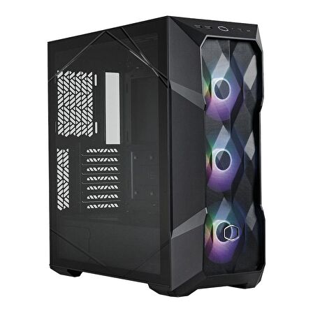 Cooler Master TD500 V2 Mesh ARGB Mid Tower Siyah Kasa PSU Yok