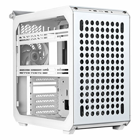 Cooler Master Qube 500 Flatpack Macaron Edition USB 3.2 ARGB eATX Mid Tower Beyaz Kasa
