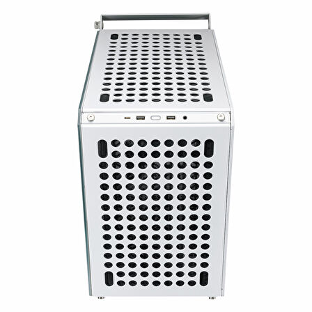 Cooler Master Qube 500 Flatpack Macaron Edition USB 3.2 ARGB eATX Mid Tower Beyaz Kasa