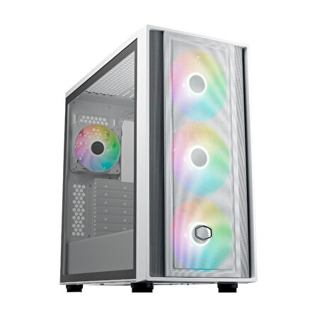 Cooler Master MasterBox 600 TG MB600-WGNN-S00 Mesh ARGB ATX Beyaz Mid Tower Kasa