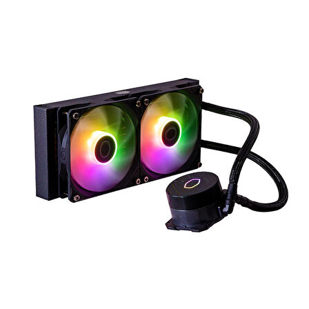 Cooler Master MasterLiquid Core 240L ARGB Spectrum 240 mm Intel(1700/1851p)-AMD Uyumlu Sıvı Soğutucu