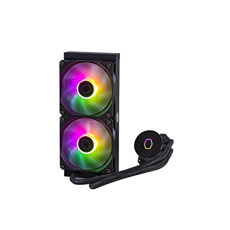 Cooler Master MasterLiquid Core 240L ARGB Spectrum 240 mm Intel(1700/1851p)-AMD Uyumlu Sıvı Soğutucu