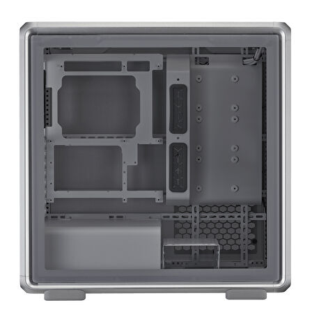 Cooler Master MasterFrame 600TG MF600-SGNN-S00 3x140mm(Ön)-1x120mm(Arka) ARGB Fan Modüler ATX Alüminyum Gümüş Gri Mid Tower Gaming (Oyuncu) Kasası