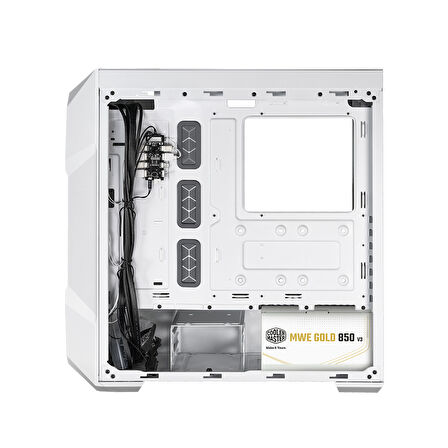 Cooler Master MasterBox TD500 Mesh TD500V2-WGNN85-STU Beyaz 850W ATX 3.1 - PCIE 5.0 80+ Gold ARGB 4x120mm Fanlı ATX Mid Tower Gaming (Oyuncu) Kasa