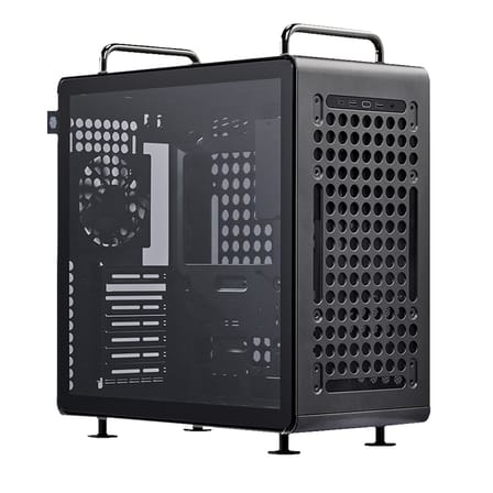 Cooler Master Qube 540 TG Tempered Glass USB 3.2 Stardust Iron Çelik Mid Tower Kasa