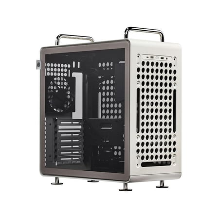 COOLER MASTER MASTERBOX QUBE 540 TG MOONSTONE MID-TOWER SİYAH (PSU YOK) GAMING KASA