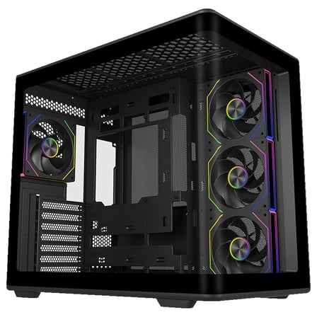 Cooler Master Elite 600 4X120mm ARGB 850W ATX 3.1 PCIe5.0 80+ Gold Curve TG Mid Tower Siyah Kasa