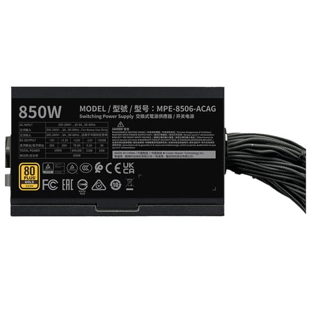 Cooler Master Elite 600 4X120mm ARGB 850W ATX 3.1 PCIe5.0 80+ Gold Curve TG Mid Tower Siyah Kasa