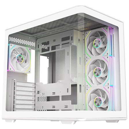 Cooler Master Elite 600 4X120mm ARGB 850W ATX 3.1 PCIe5.0 80+ Gold Curve TG Mid Tower Beyaz Kasa
