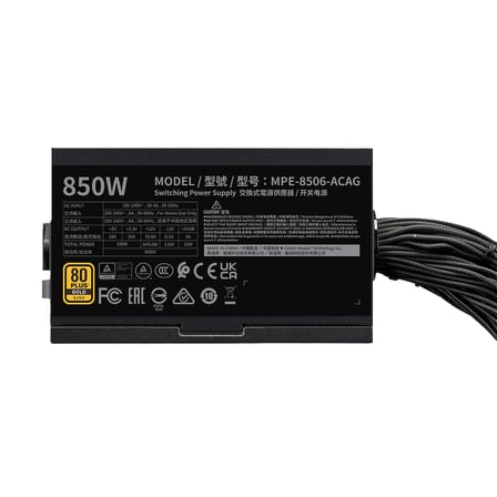 Cooler Master ELITE 681 850W 80+ Gold PCIe 5.0 ARGB Type-C Tempered Glass ATX Mid Tower Siyah Kasa