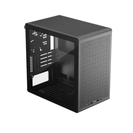 CM MasterBox QUBE 340 TG Siyah Mini-ITX/Micro ATX DIY Bilgisayar Kasası