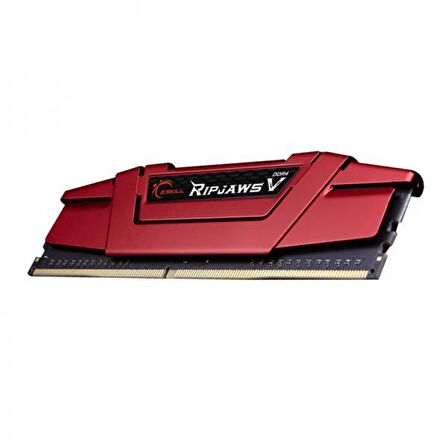 GSKILL 8GB RipjawsV Kırmızı DDR4 3000 MHz CL16 RAM F4-3000C16S-8GVRB