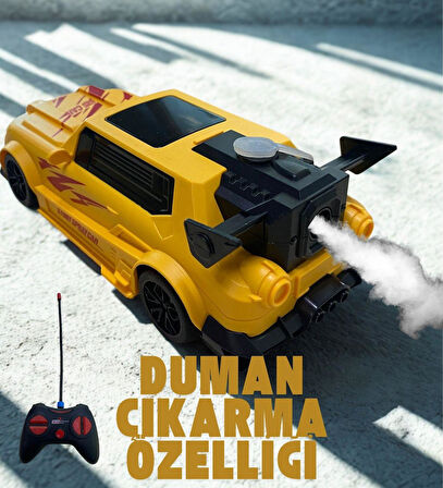 Şarjlı Duman Atan Oyuncak Araba - STUNT SPRAYCAR 