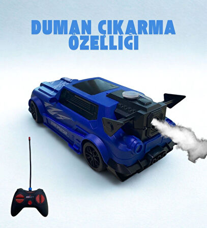 Şarjlı Duman Atan Oyuncak Araba - STUNT SPRAYCAR 
