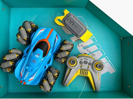 Duman Oyuncak Uzaktan Kumandalı El Kontrollü Duman Atan Araba (ITEM KOD : XB1178) MAVİ