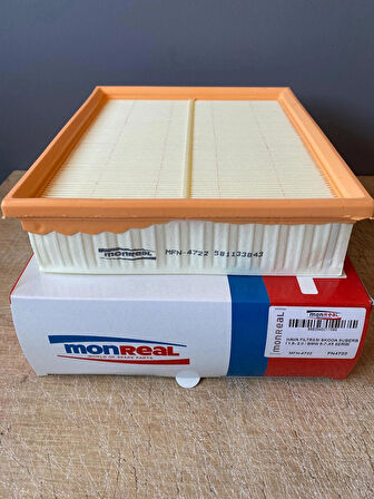 Monreal MFN-4722 Hava Filtresi SKODA SUBERB I 1.9- 2.0 PASSAT 1.9TDI 2.0TDI 1.6 1.8 1.8T 2.0 2.8V6 (96-00)