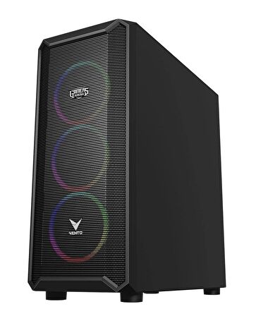 GAMERS ARENA VENTO VG16AL MESH 4x120MM RGB FAN E-ATX GAMING KASA