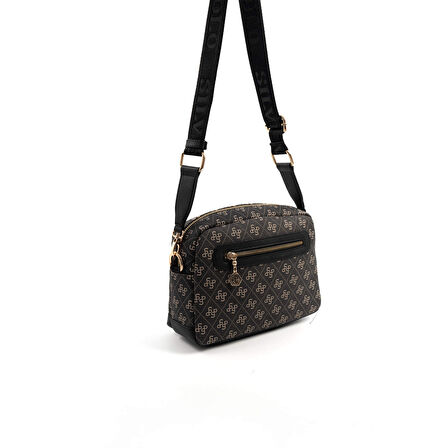 Silver Polo  Kadın Çapraz Çanta 1201-47241 SILVER POLO ÇAPRAZ BAYAN ÇANTASI M178 FÜME-MAT SİYAH