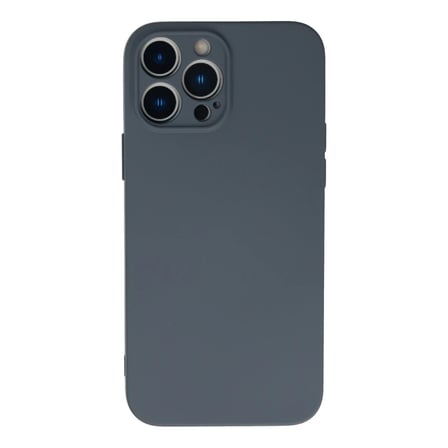 Apple iPhone 13 Pro Kılıf Nano içi Kadife Silikon - Gri
